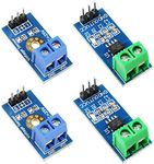 WayinTop 2pcs ACS712 Hall Effect Current Sensor Module 30A Range ACS712 Module + 2pcs Voltage Sensor Module DC0-25V Voltage Tester Terminal Sensor for Arduino