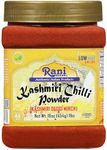 Rani Kashmiri Chilli Powder (Deggi Mirch, Low Heat) Ground Indian Spice 16oz (1lb) 454g PET Jar ~ All Natural | Salt-Free | Vegan | Kosher | Gluten Friendly | Perfect for Deviled Eggs & Other Low Heat Dishes