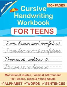 Cursive Handwriting Workbook for Teens: A cursive writing practice workbook for young adults and teens