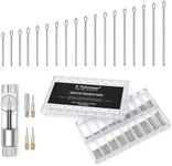 Fullmosa Watch Strap Bars Repair Kit, 360 PCS Link Cotter Pins 6-23mm,Link Remover, Stainless Steel Watch Bracelet Pin Replacement Kit Assortment for Mechanical/Quartz/Smartwatches