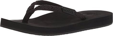 Reef Ginger, Women's Flip Flops, Black (Black/Black Bk2), 7 UK (40 EU)