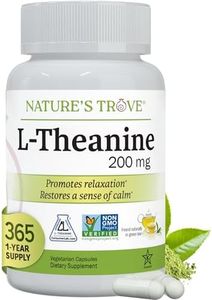 Nature's Trove L-Theanine 200mg Super Value Size - 365 Vegetarian Capsules