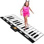 Play22 Keyboard Playmat 71" - 24 Keys Piano Play Mat - Piano Mat has Record, Playback, Demo, Play, Adjustable Vol. - Best Keyboard Piano Gift for Boys & Girls - Original