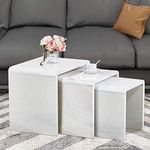 GOLDFAN Nest of 3 Tables High Gloss