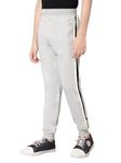 Alan Jones Clothing Boys Taped Joggers Trackpants (Light Grey_5-6 Years)