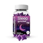 ZA ZACANNA Sugar Free Sleep Gummies x 60 | High Strength100mg Chewable Natural Melatonin Sources | Griffonia Extract | Vegan | Gluten-Free | Berry Flavour | Gummy up +