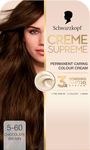 Schwarzkopf Creme Supreme 5-60 Chocolate Brown, Permanent Hair Dye, Caring Hair Dye Colouration with 3-Step Bonding System Against Damage, 100% Grey Coverage