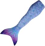 Mermaid Tail for Swimming (No Monofin) with MER-Shield Tip Protection, Adult Sizes (Aurora Borealis, Adult Medium (JM 8-10))