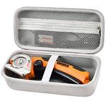 Case Compatible with WORX WX081L 4V ZipSnip Cordless Electric Scissors, Cutting Tools Storage Organizer, Fabric Cutter Holder Container Bag with Accessories Pocket - Grey (Box Only)