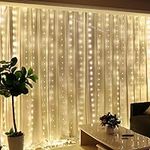HXWEIYE 300LED Fairy Curtain Lights