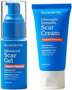 Nuvadermis Scar Treatment Set: AM Scar Gel + PM Intensive Scar Cream