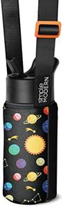 Simple Modern Kid's Water Bottle Carrier Sling with Adjustable Strap | Bottle Holder Crossbody Bag for Walking, Hiking and School | Summit Collection | Solar System