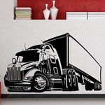 Gadgets wrap Big Truck Nursery Wall Stickers Home Decor Living Room PVC Removable Wall Decals for Kids Bedroom