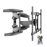 NORTH BAYOU P65 HD Cantilever VESA Wall Mount Up To 68.2KG 55-85 Black Tilt 8-5