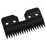 Professional 18 Teeth Hair Clipper Replacement Blades, Zirconia Ceramic Moving Blade for Oster A5 Fast Feed Clippers Perfect for Both Pet Grooming/Human Hair (Black, 1)