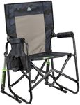 GCI Outdoor Freestyle Stowaway Rocker Portable Rocking Outdoor Camping Chair, Stealth Camo