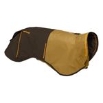 RUFFWEAR Medium Dog Rain Jacket, Waterproof & Windproof, Earth Brown, Size M