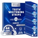 Professional Teeth Whitening Strips, 44 Peroxide-Free Whitening Strips, Enamel Safe Teeth Whitening Kit, Non-Sensitive Teeth Whitener Formula, Mouth Opener Included