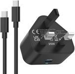 Samsung Charger 25W PPS Super Fast Charging for Galaxy S24/S24+/S23/S22/S21/S20/S20fe/A05S/A04S/A15/A14/A34/A54/A13/A23/A24/A25/A35/A55/A53/M15/M35/M55,Phone USB Type C to C Cable Fast Charge and Plug