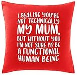 Hippowarehouse I Realise You're Not Technically My Mum, But Without You I'm Not Sure I'd Be A Functional Human Being Printed bedroom accessory cushion cover case 41x41cm