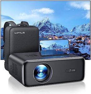 【Auto Focus & Keystone】Projector, 18000 Lumen WiFi 6 Bluetooth Full HD 1080P Portable Projector Supported 4K, 4D/4P Keystone 50% Zoom 300" Display Home Cinema Projector for Smartphone/TV Stick/PPT/PS5