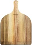 Wood Pizza Peel 12 inch, 12" x 14" Large Pizza Spatula, Cutting Board for Baking Homemade Pizza and Bread