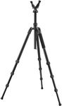 Trakiom Shooting Stick Tripod for Hunting Monopod Shooting Rest for Tripod Bipod Rifle Stick Gun Rest with 360° Rubber V Yoke, Adjustable Height for Hunting Shooting and Outdoors