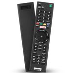 Sony TV Remote Control Replacement for Bravia, Universal Remote Control for All Sony Televisions, RMT-TX100U- No Setup Required