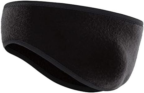 Ear Warmers for Men and Women & Ear Warmers for Cold Weather Headband (Black, One Size)