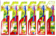 Colgate Slim Soft Toothbrush (Soft Bristles) Pack Of 6 Soft Toothbrush (6 Toothbrushes) - Manual, Adult, Multicolor