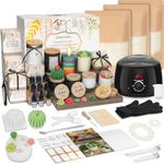 ZEROMX Candle Making Kits for Adults Beginners, 103PCS 1200g Wax DIY Candle Making Kit with Electric Wax Melter Pot, All in Kit Candle Making Supplies Accessory, Candle Maker Set to Make Your Own