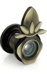 Kalash Brass Standard 180 Degree Angle Door Eye Viewer Peephole Door thikness 20 mm to 38 mm, 25mm Door Hole Color (Brass Antique) for Home Security (1, Antique Gold)