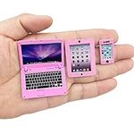 3 Pack Dollhouse Mini Laptop Tablet