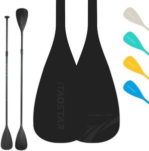 iTAOSTAR GP11A-Black 4-Piece Paddle Board Paddle, SUP Paddle with Kayak Kit Lightweight,Floating Paddle Board Aluminum Alloy Shaft Glass Fiber Blade