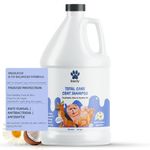Bscly Total Care Dog Shampoo 1000ml | Anti Tick & Flea Shampoo for Dogs | Anti-Itch, Antifungal & Antibacterial Pet Shampoo | pH Balanced Puppy Safe Shampoo for Soft Shiny Coat