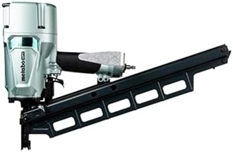 Metabo HPT Framing Nailer, Pneumatic, 2-Inch up to 3-1/4-Inch Plastic Collated Full Head Framing Nails, 21 Degree Magazine, 5-Year Warranty (NR83A5S)