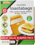 Toastabags Toast Bags 50 use (Pack of 10), Acrylic, Gold