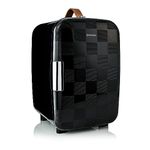 Subcold Pro15 Luxury Mini Fridge Cooler | Compact 15L Portable Small Fridge 12v & 240v | Efficient Quiet Cooling System | Ideal for Bedroom, Office, Beauty & Car (Chequer Black)