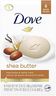 Dove Beauty Bar more moisturizing than bar soap Shea Butter for soft and pampered skin 106 g 6 count