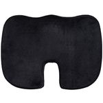 Unibos | Ergonomic Coccyx Cushion | Durable Memory Foam | Reduce Sciatica Hemorrhoid Tailbone Back Pain | Seat Cushion for Office Chair Desk & Car Driving | Sitting Pillow | Supper Comfortable