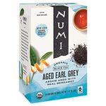 Numi Organic Tea Aged Earl Grey, Full Leaf Black Tea, 18 Count Tea Bags (Pack of 3)