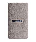 omtex Cotton Sweat Band Wrist Band / Wrist Support For Gym, Cricket, Running And Sports Activities 5 Inches (Grey)