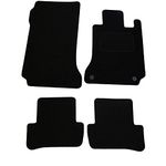 JVL 1163 Fully Tailored Carpet Car Mat, Set of 4, Black