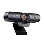 NexiGo HelloCam, 1080p Webcam with Windows Hello and Microphone, True Privacy with Patented Automatic Shutter, Facial Enhancement, HD USB Webcam Camera for PC, Video Calling, Recording, Conferencing