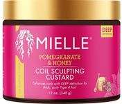 Mielle Organics Pomegranate & Honey Coil Sculpting Custard, Curly Type 4 Hair 340 g