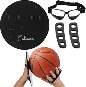 Basketball Shooting Off Hand Trainer Kit for Both Handed Shooters - Includes Dribbling Goggles - Enhances Shooting Accuracy and Ball Handling