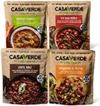 Casa Verde | Variety flavours, 100% Natural food, Pack of 4, Real taste | 100% vegan & Non-GMO, Plant based, No preservatives