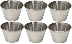 Dynore Set of 6 Sauce Cup - 75 ml Each||Multipurpose Small Cups Bowls