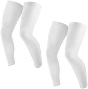 Tough Outdoors Leg Compression Sleeve - Leg Sleeves for Men & Women - UV Compression Sleeves for Men - Calf Sleeve - Basketball Football Cycling
