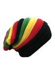 Gajraj Bob Marley Inspired Multicolor Striped Beanie for Men & Women (Multicolor)